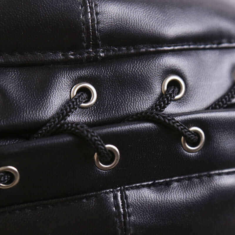 Next Level' Hood - Padded Blindfold & Dildo Gag at Tickle & Twist