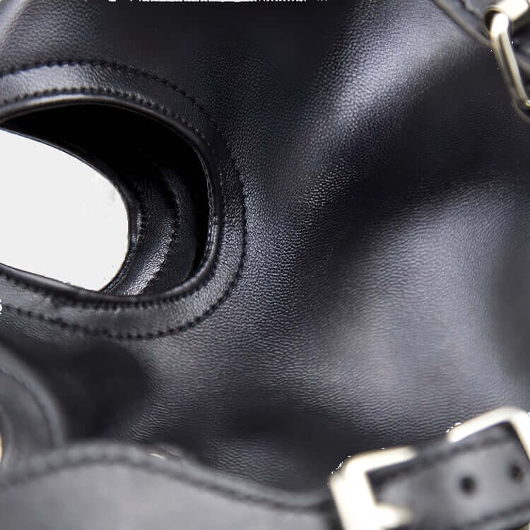 Full Face Hood with Blindfold & Gag at Tickle & Twist