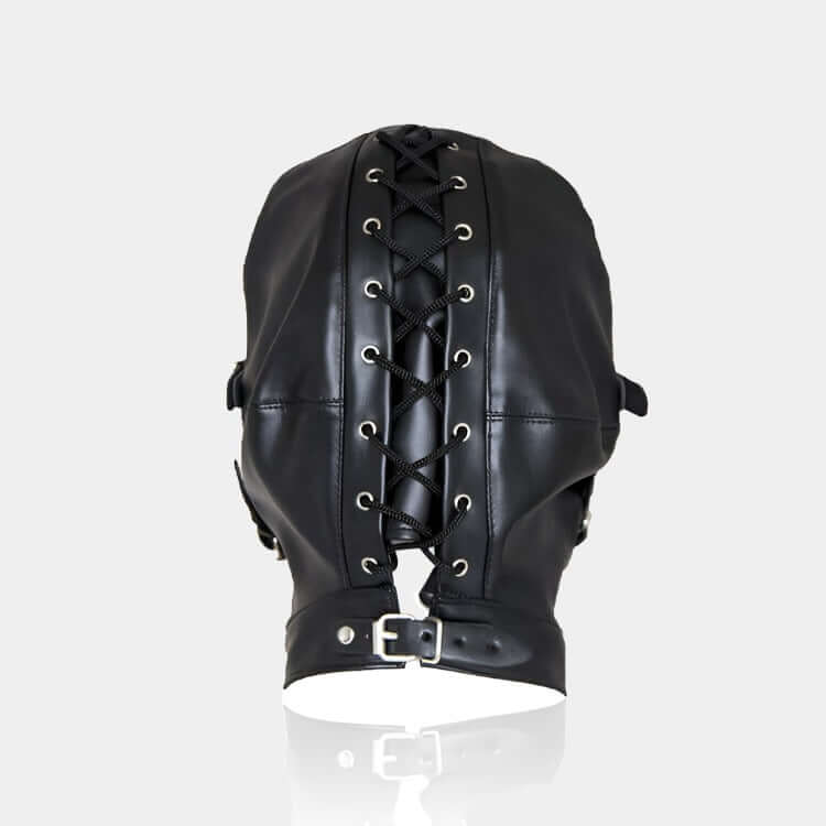 Full Face Hood with Blindfold & Gag at Tickle & Twist