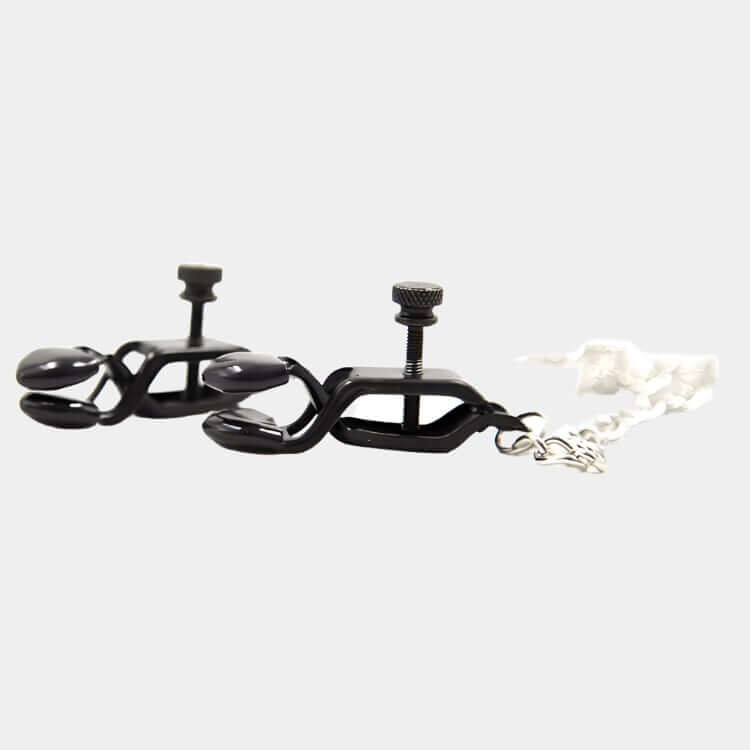 Hard Adjustable Clamps with Chain at Tickle & Twist