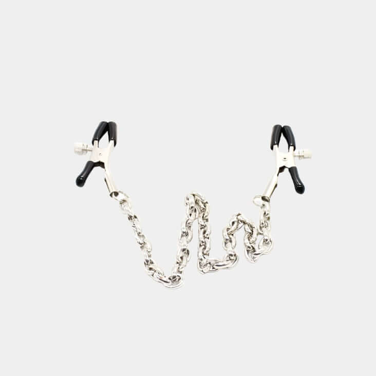 Adjustable Pinch Clamps with Chain at Tickle & Twist