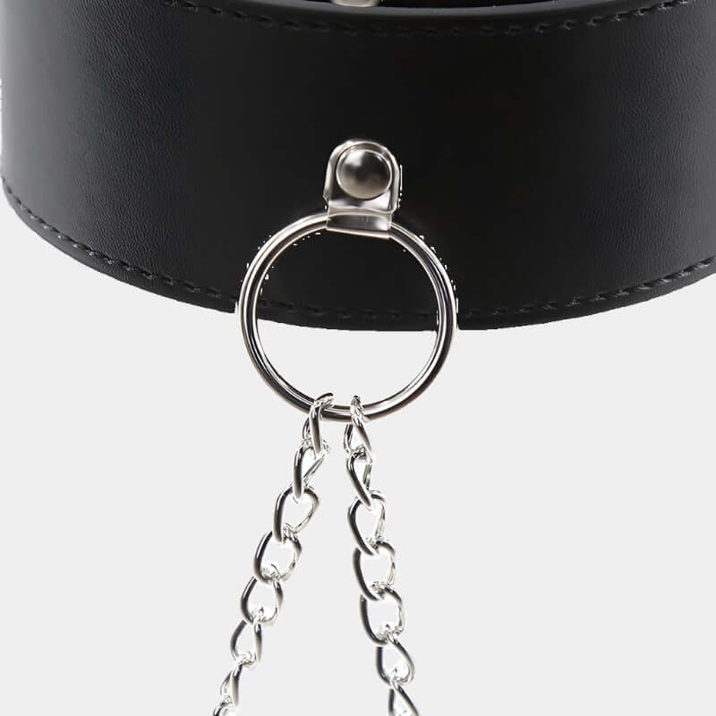 Adjustable Pinch Clamps with Leather Collar and Lock at Tickle & Twist