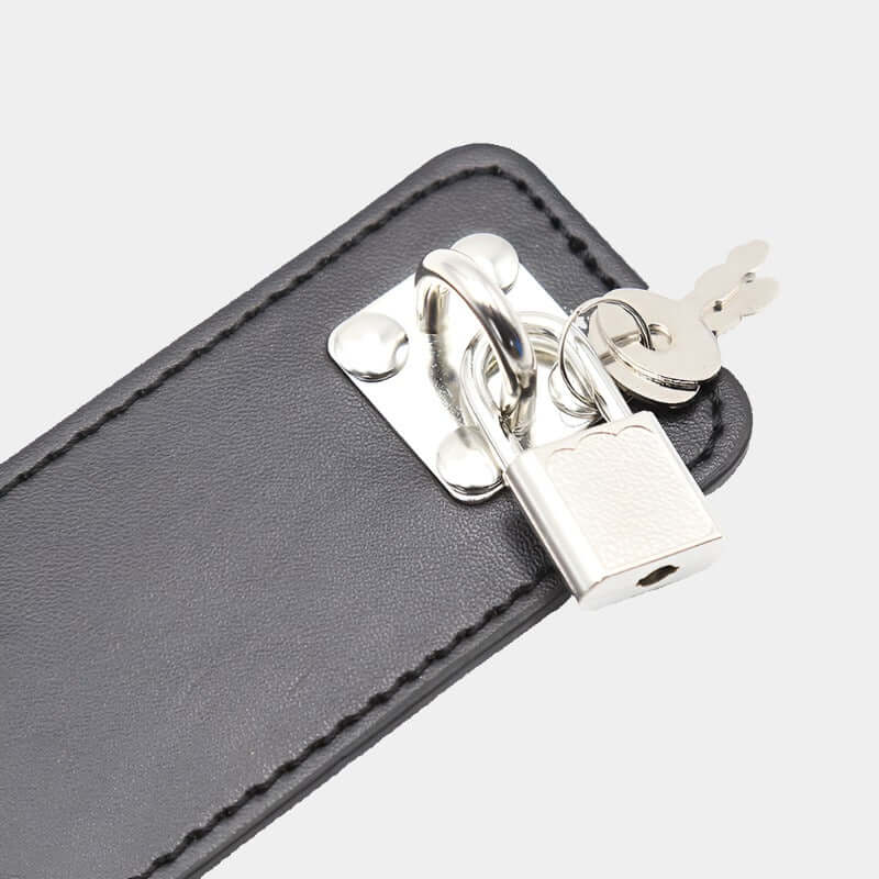 Adjustable Pinch Clamps with Leather Collar and Lock at Tickle & Twist