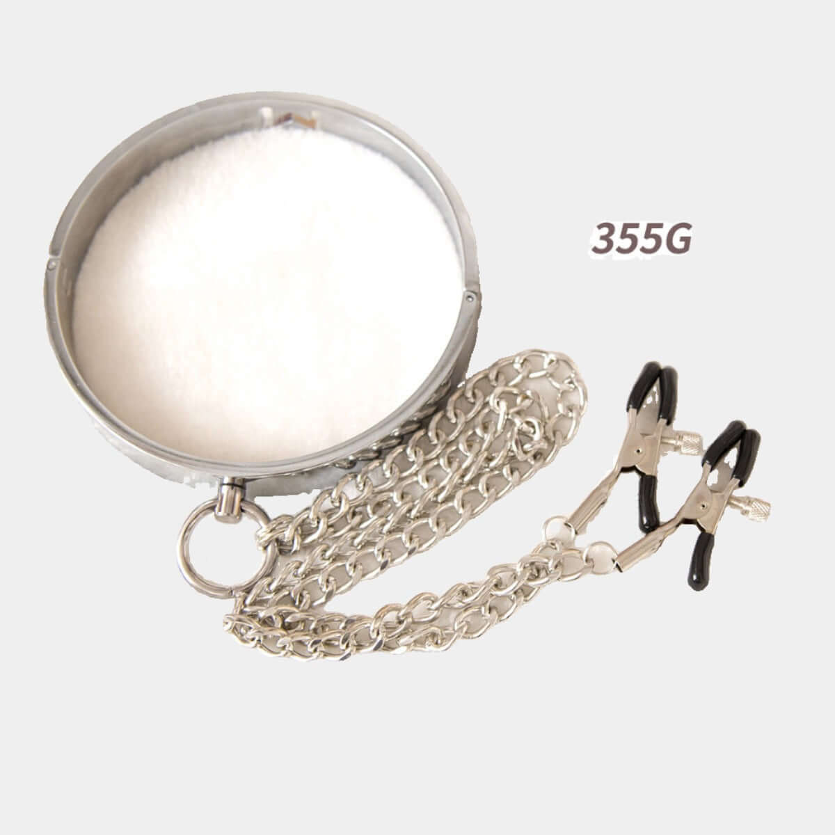 Adjustable Pinch Clamps with Metal Choker at Tickle & Twist