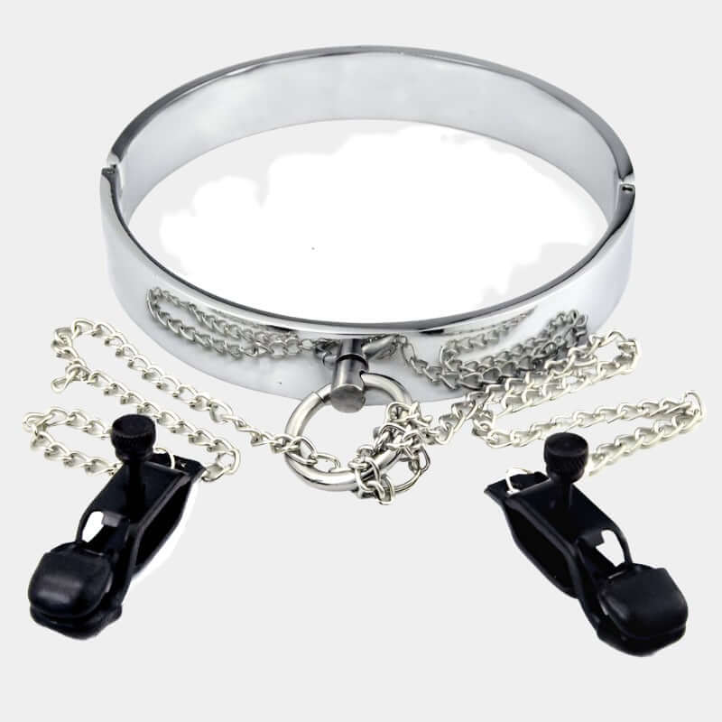 Hard Adjustable Clamp with Heavy Duty Metal Collar at Tickle & Twist