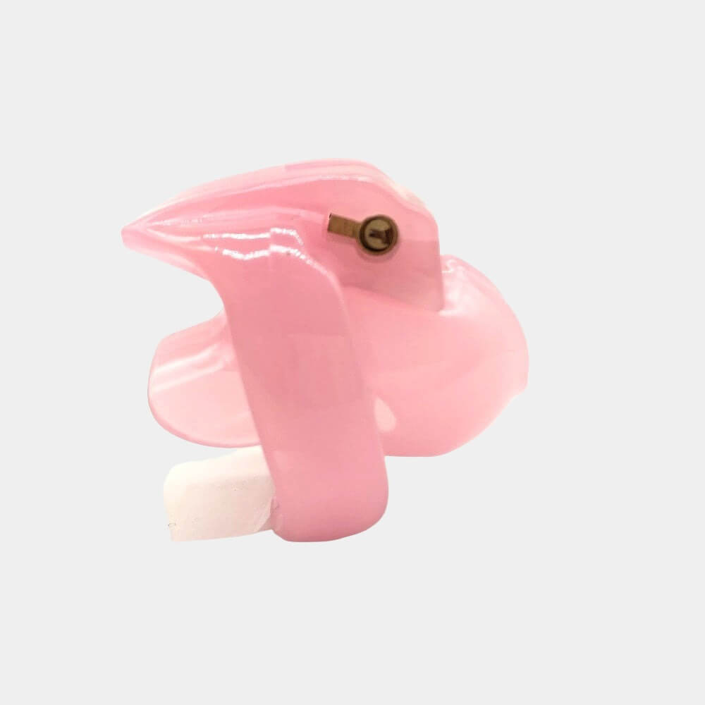 Pink Smooth Resin Nub Cock Cage at Tickle & Twist