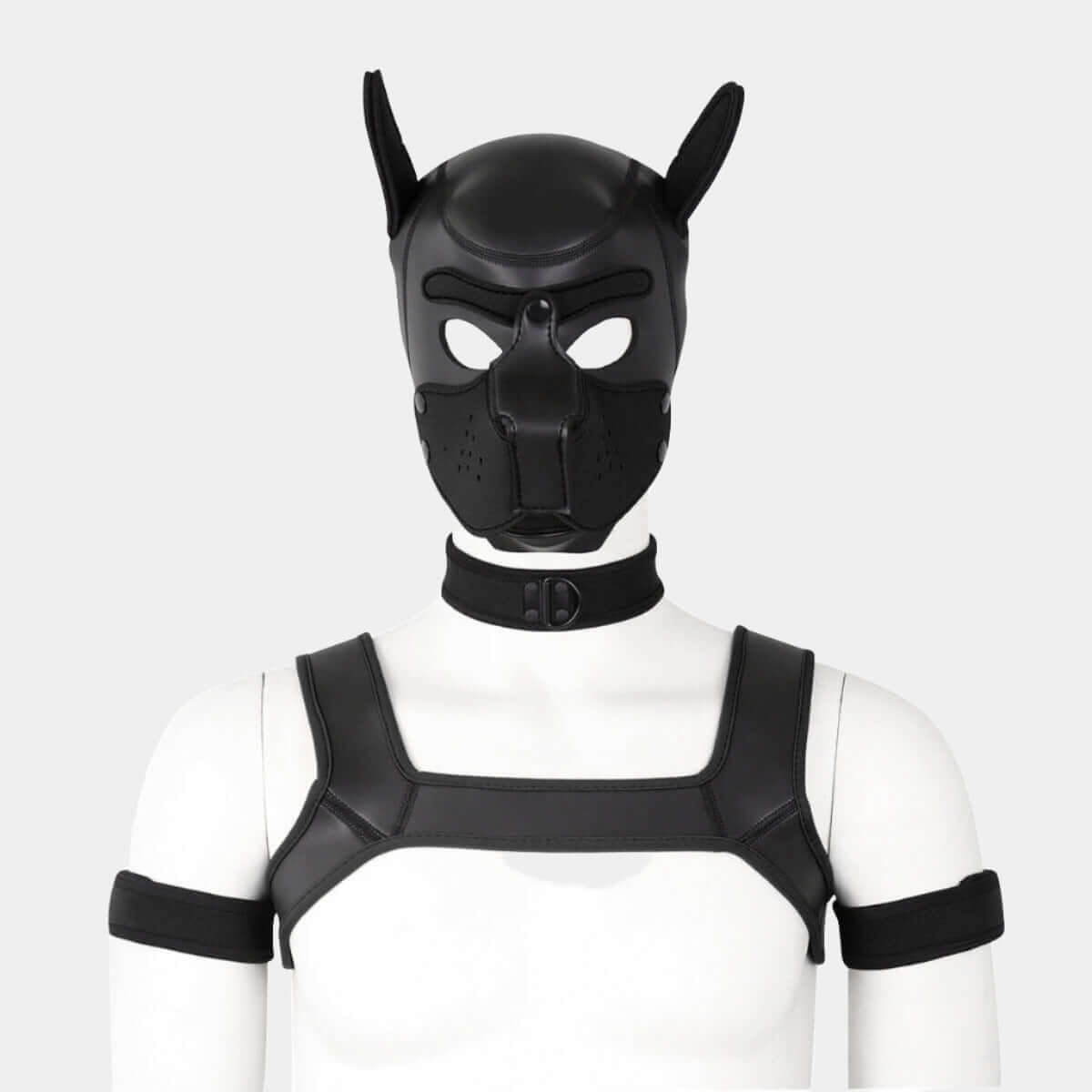 Alpha Pup Hood Set Onyx - Pup Hood UK