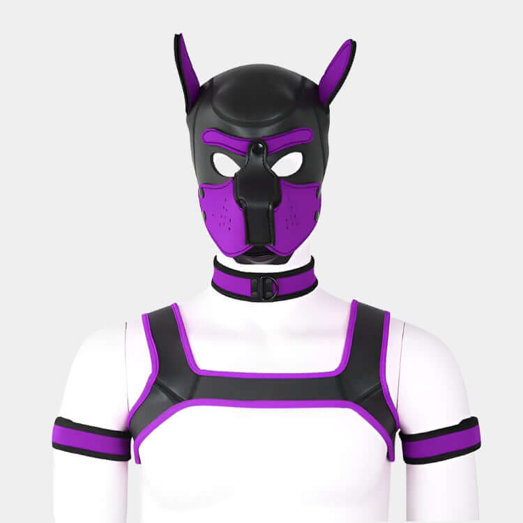 Alpha Pup Hood Set Aubergine & Onyx - Pup Hood UK