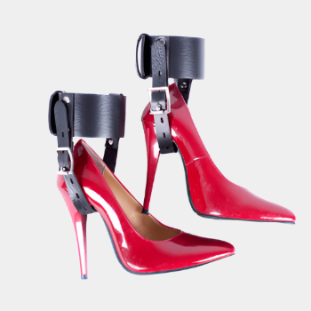 Strappy Fetish Heel Cuffs