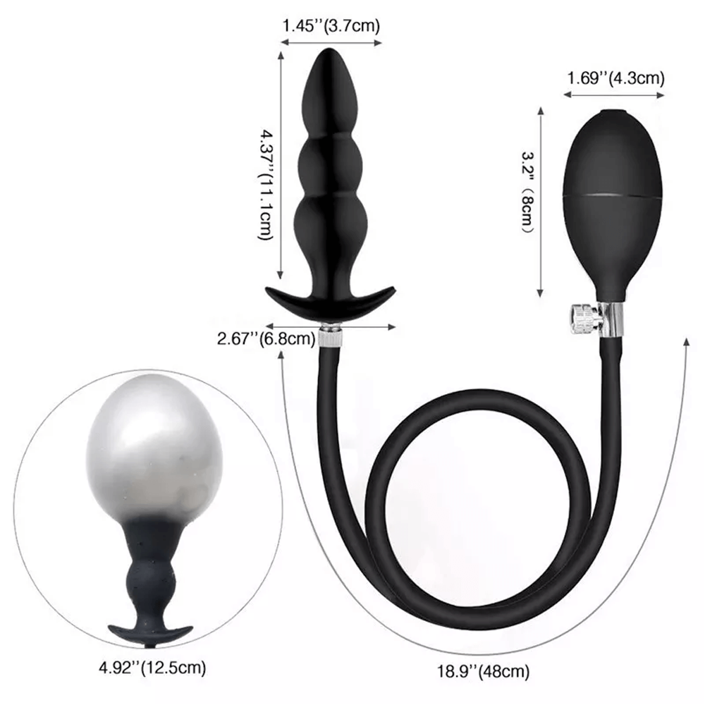 Air-Filled Anal Stimulator