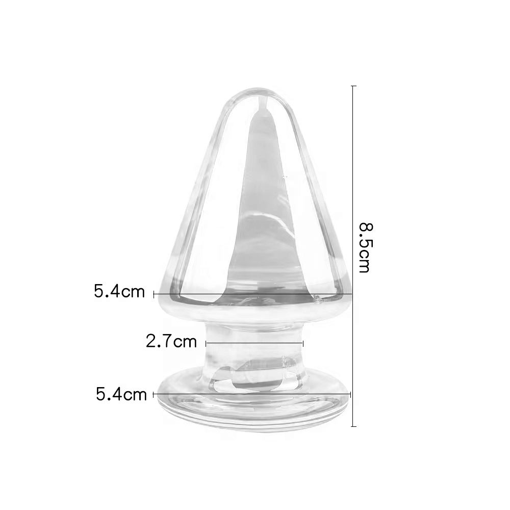 Luminous Crystal Butt Plug - Glass