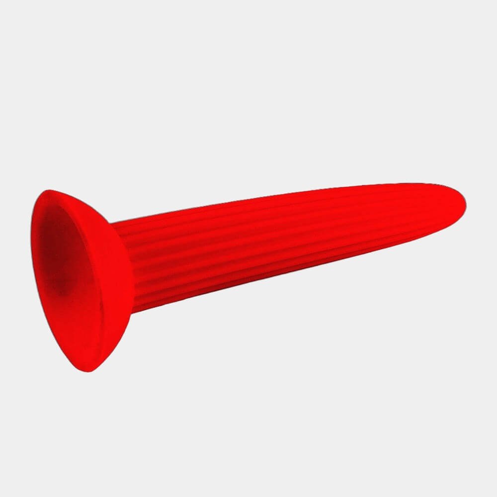 Watermelon Red Lined Dildo Plug