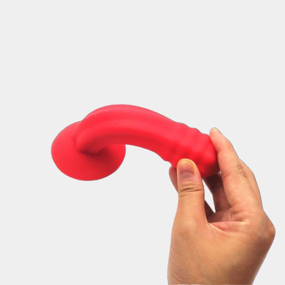 Watermelon Red Drill Dildo Plug