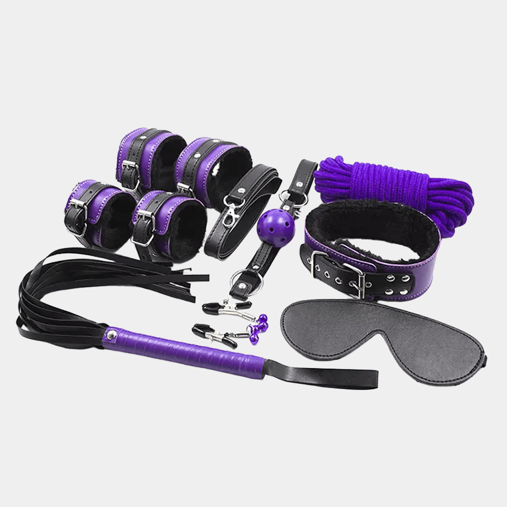 Orchid Ethical Leather Restraint Set