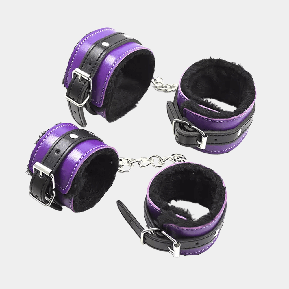 Orchid Ethical Leather Restraint Set