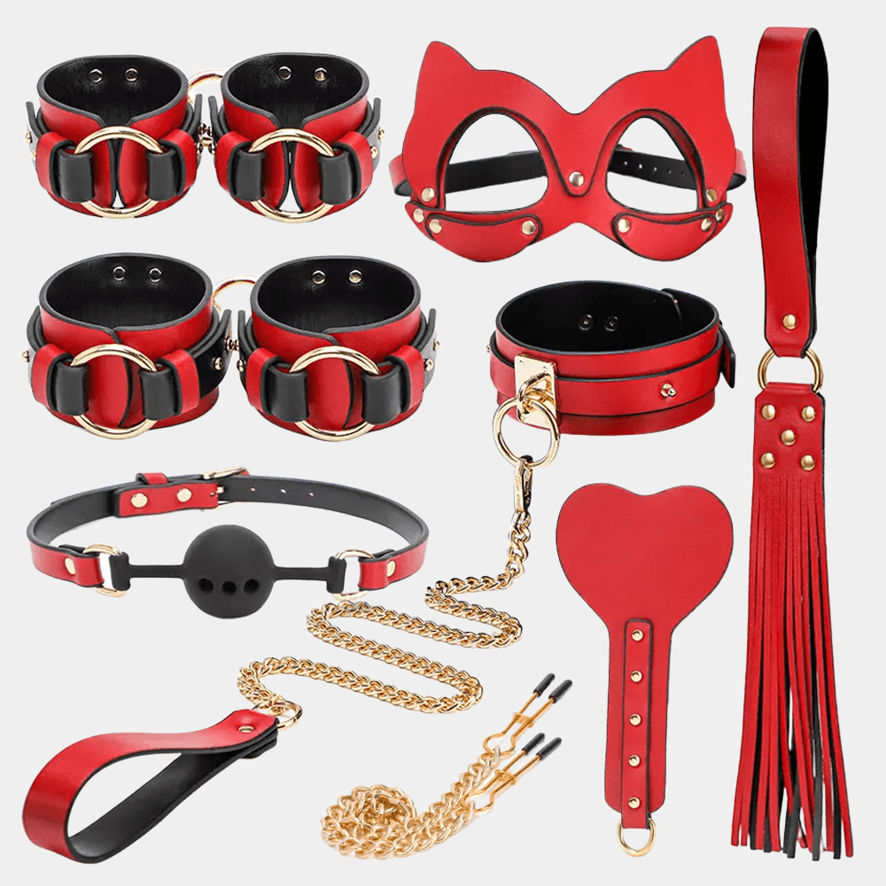 Scarlet Feline Bondage Set