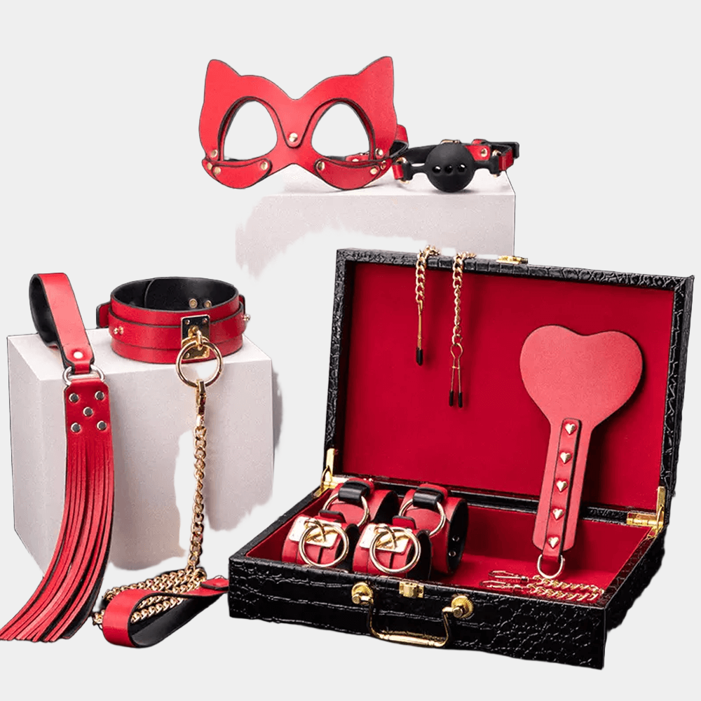 Scarlet Feline Bondage Set