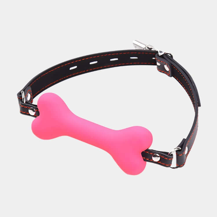 PUP TREAT BONE GAG - Pink - Pup Hood UK