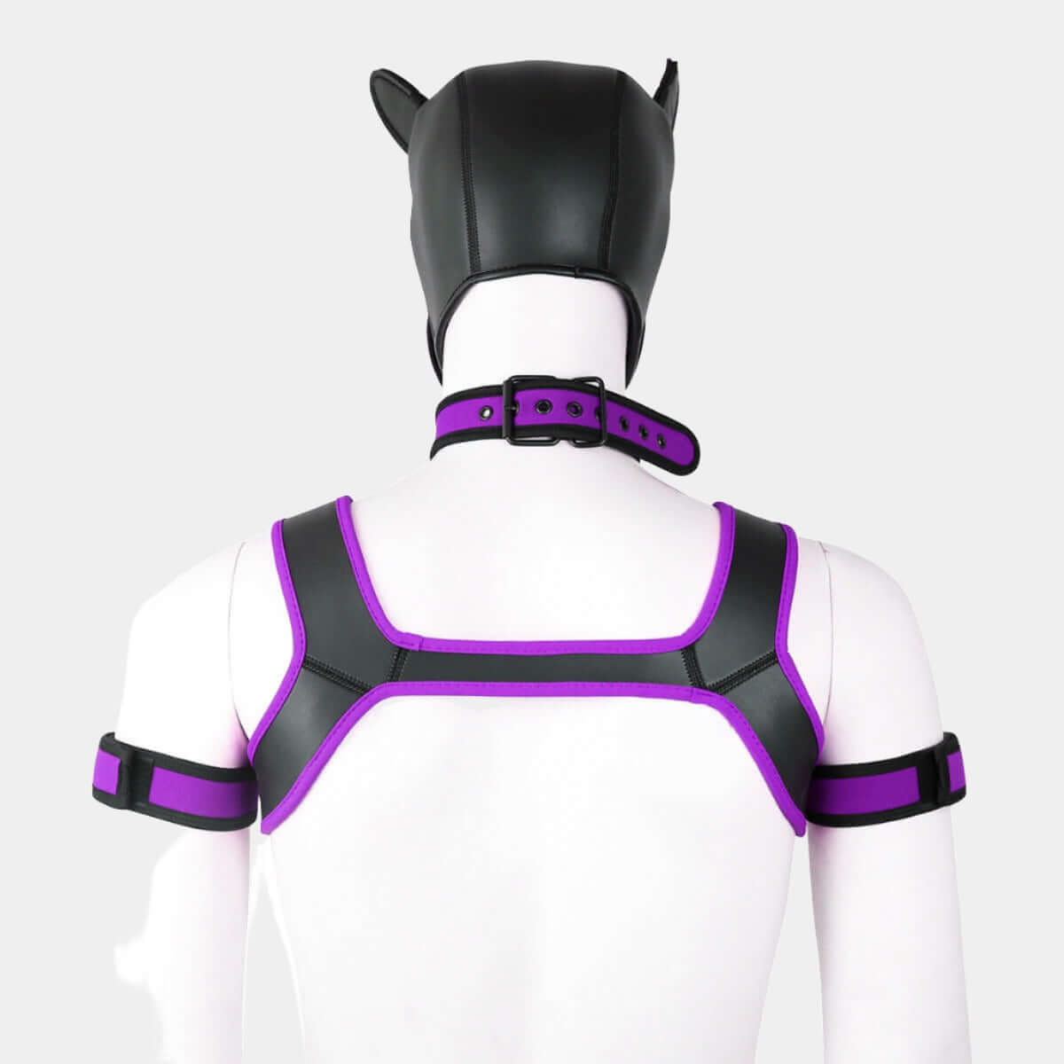 Alpha Pup Hood Set Aubergine & Onyx - Pup Hood UK