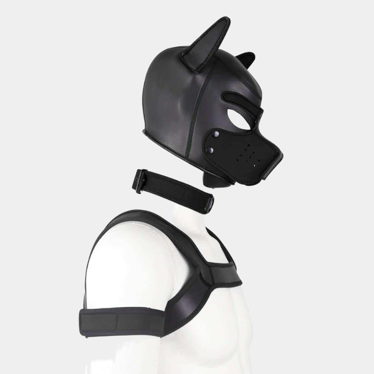 Alpha Pup Hood Set Onyx - Pup Hood UK