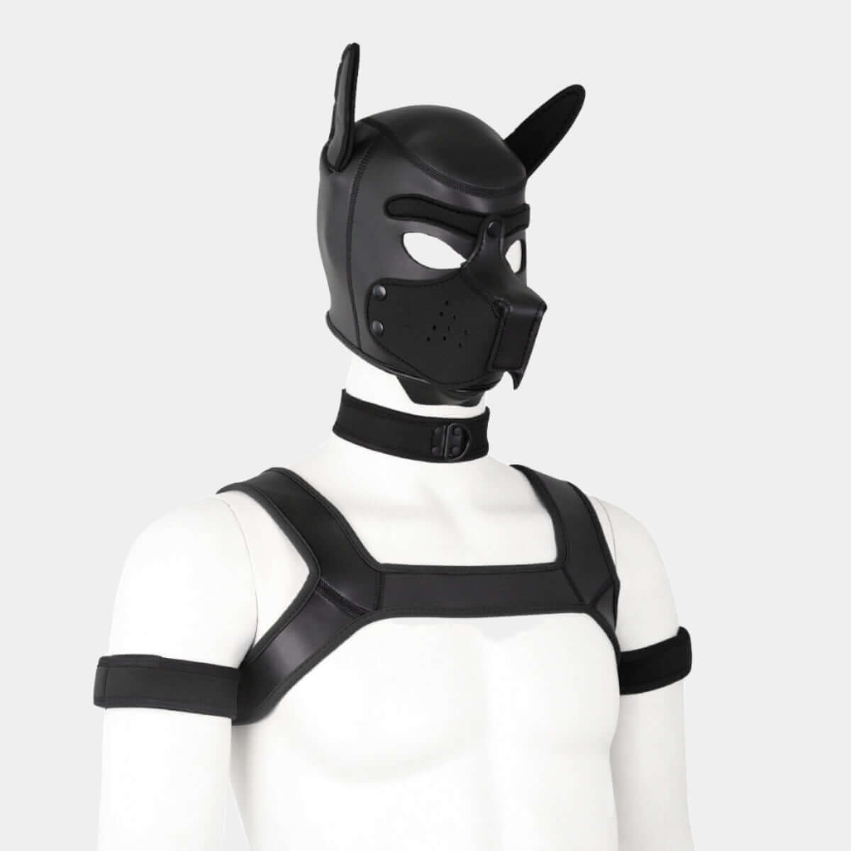 Alpha Pup Hood Set Onyx - Pup Hood UK