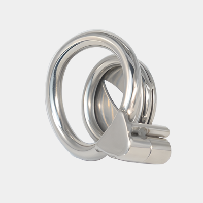 Flat Ring Chastity Cage