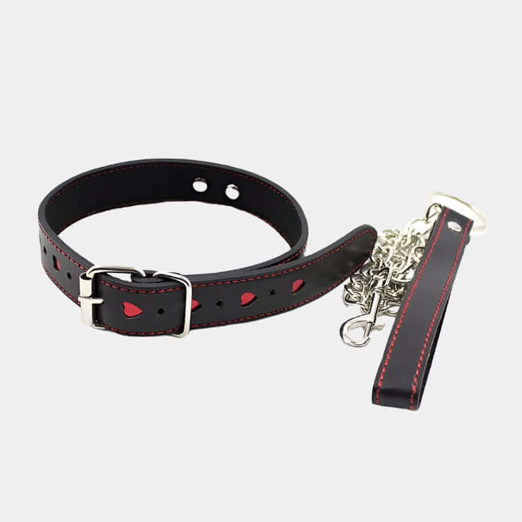 LOVE PUP COLLAR & CHAIN LEASH - Pup Hood UK