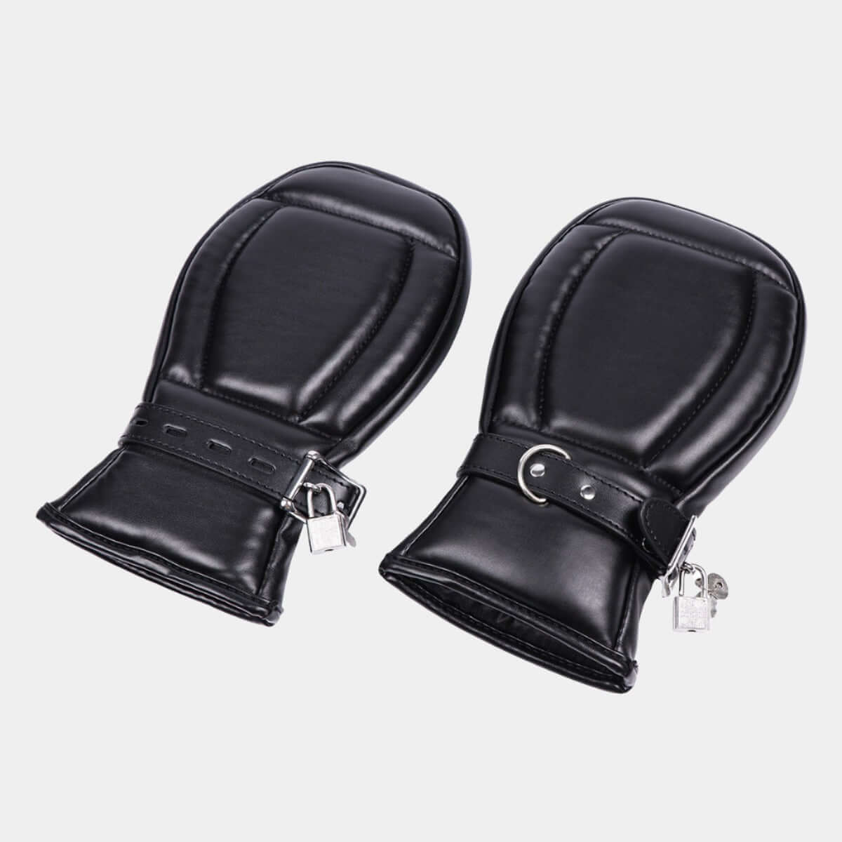 PADDED PUP PAW LOCKABLE MITTS - Onyx - Pup Hood UK