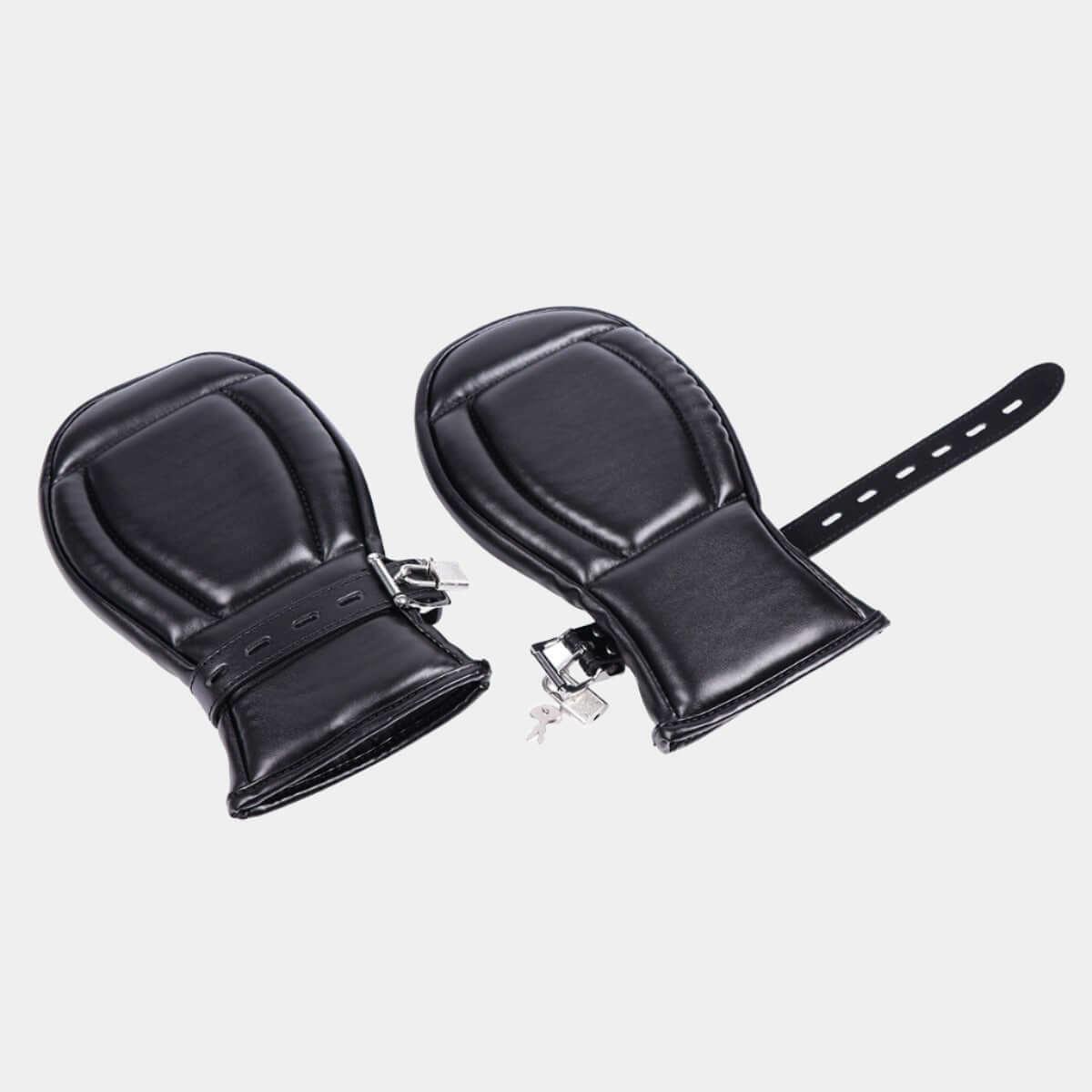 PADDED PUP PAW LOCKABLE MITTS - Onyx - Pup Hood UK