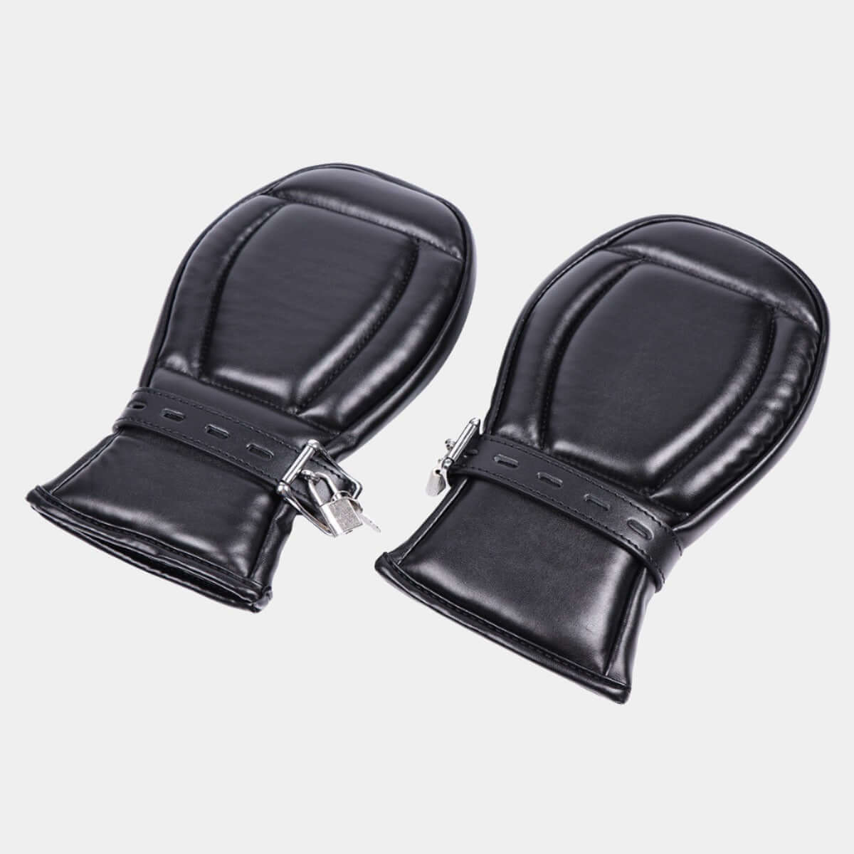 PADDED PUP PAW LOCKABLE MITTS - Onyx - Pup Hood UK