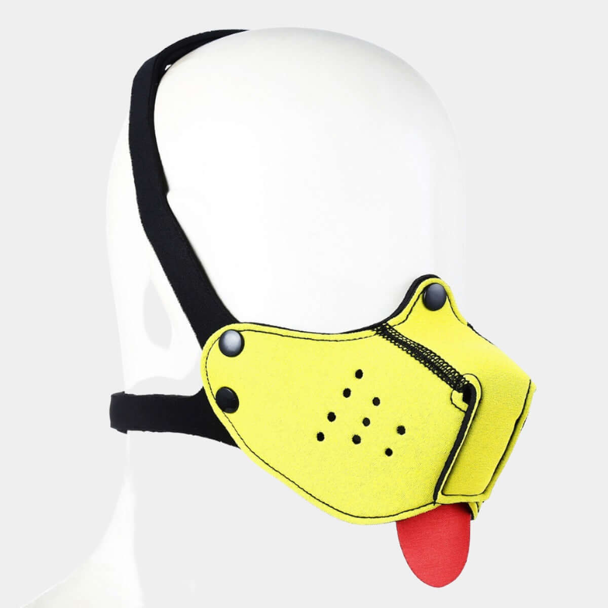 PUPPY PLAY MUZZLE - Yellow - Pup Hood UK