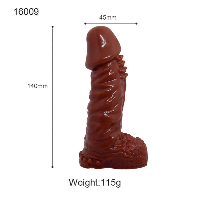 Walnut Penis Sleeve - Spiked with Balls