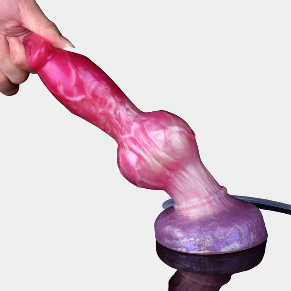 Screaming Pink Squirting Swamp Monster Dildo -Jove