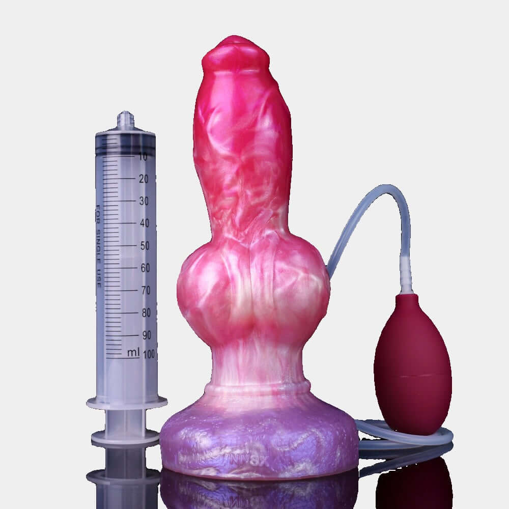 Screaming Pink Squirting Swamp Monster Dildo -Jove