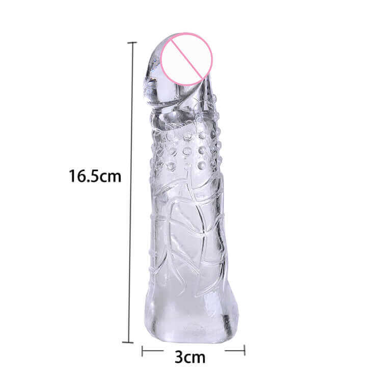 6.5 Inch Transparent Penis Sleeve