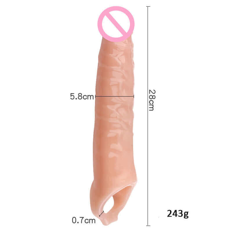 11 Inch Realistic Penis Sleeve