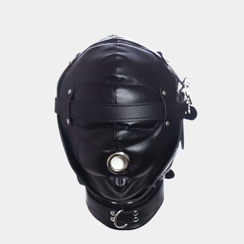 Heavy Duty Bondage Hood - With Ball Gag - Bondage Hood UK