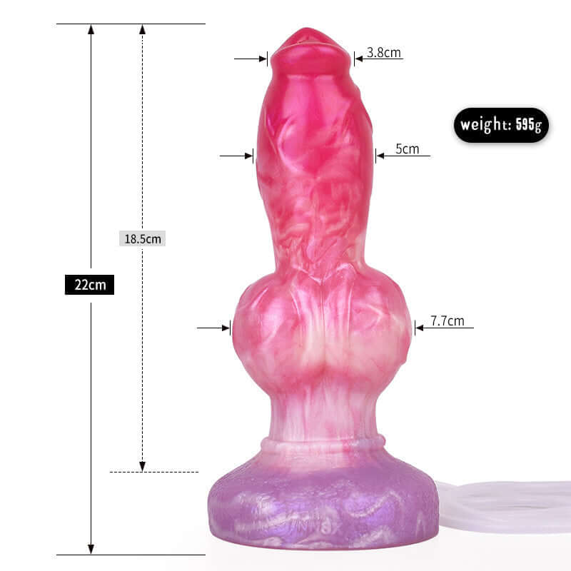 Screaming Pink Squirting Swamp Monster Dildo -Jove