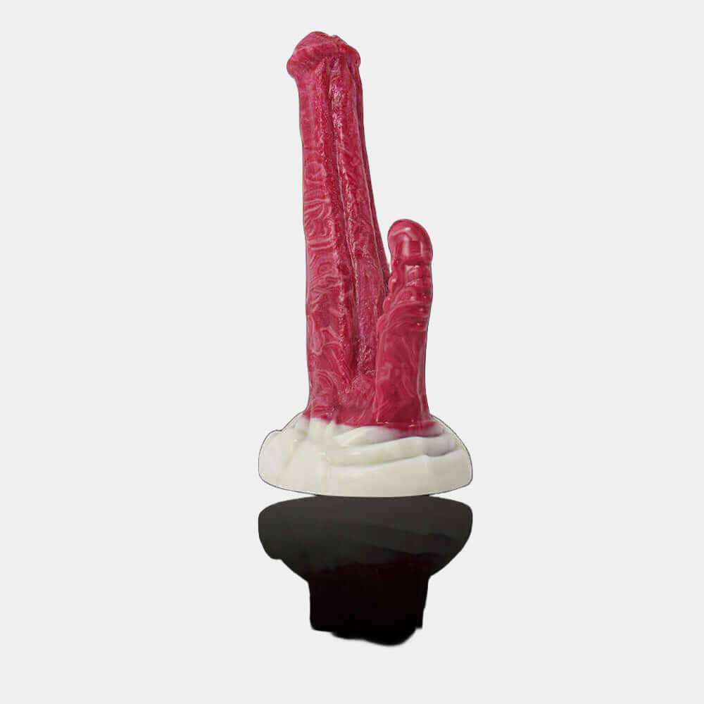 Blood Red Double-Head Dildo - Kyle & Lane