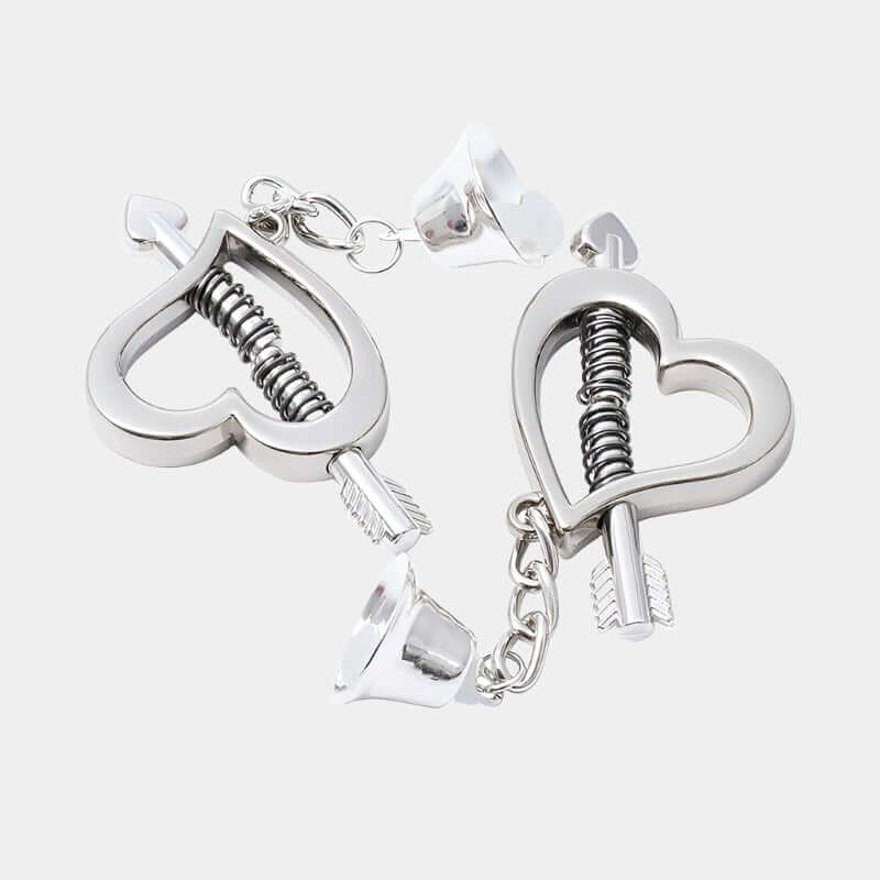 Love Heart Nipple Screw with Bell