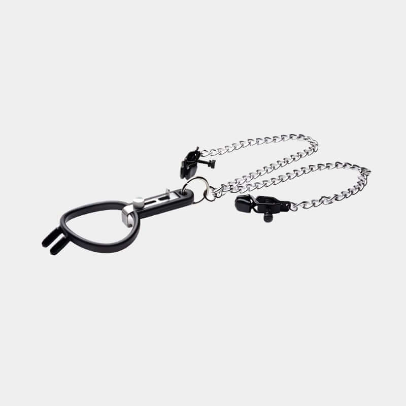 Extreme Punishment Clamps with Mouth Hook